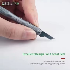 Relife-Juego de cuchillos de CPU 8 en 1 para reparación de placa base IC, grado Industrial, mantenimiento de teléfono, con pegamento, hoja tallada de bisturí - Product Image 6