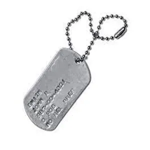 Wholesale Custom High Quality Stainless Steel Metal Dog Tags Pet Tags With Chain