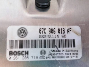 Unità di Controllo Motore ECU Auto 07C906018AF/<span class=keywords><strong>AQ</strong></span> 0261208719 ME7.1.1 M2 per Bentley Continental GT COUPE 6.0 2004 - Product Image 6