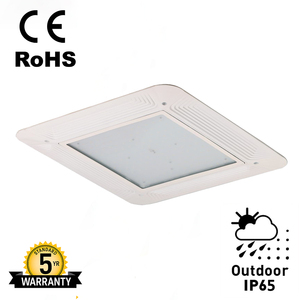 Luminaire d'auvent LED 100W AC100-277V IP65 étanche auvent lumière extérieure pour entrepôt de station-service - Product Image 4