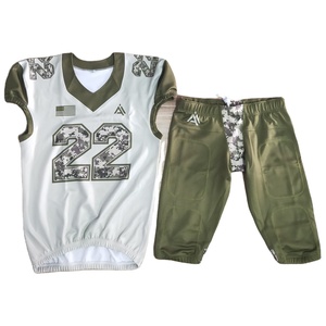 Uniformes de football américain en sergé, uniformes de football américain personnalisés - Product Image 5