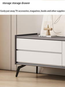 Partager Lumière Ardoise <span class=keywords><strong>De</strong></span> Luxe Meuble <span class=keywords><strong>TV</strong></span> Table Basse Simulation <span class=keywords><strong>De</strong></span> Salon Moderne - Product Image 2