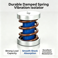 Support de ressort vertical en alliage d'aluminium amorti LIVA, isolateur de vibrations au sol, amortisseur de chocs, résistant à la corrosion, réducteur de bruit pour