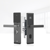 Cerradura Inteligente para Puerta de Hotel con RFID sin Llave, con Sistema de Software de Gestión Gratuito de por Vida, Lector de Tarjetas Inteligentes para Entrada de Hotel o Apartamento
