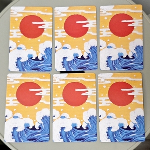 Coffret Cadeau de Cartes Spirituelles Ukiyo-e <span class=keywords><strong>Lenormand</strong></span>, Cartes <span class=keywords><strong>Oracle</strong></span> Personnalisées avec Boîte Magnétique et Guide, Toucher Velours, Bords Dorés - Product Image 5
