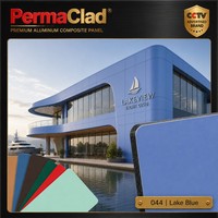 Panneau composite en aluminium résistant aux intempéries 4 mm certifié SGS ACP ACM pour façade de bâtiment moderne et décoration murale