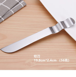 Juego de espátulas para pizza y postres de acero inoxidable de alta calidad, tenedores para frutas, aperitivos, postres, cócteles y té, kit de tenedor-cuchara. - Product Image 3
