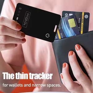 Traqueur de bagages ultra-mince étanche pour Find My Wallet Tracker Card Localisateur d'article de charge sans fil pour portefeuille - Product Image 3