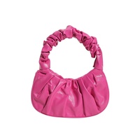 Sac à bandoulière plissé couleur unie style coréen, nouvelle mode, inspiré des nuages, sac à main tendance pour femme, style urbain