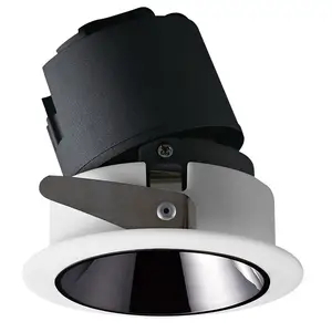 Modular Downlight pencuci dinding tersembunyi proyek led lampu bawah 12w anti-silau dapat disesuaikan downlight