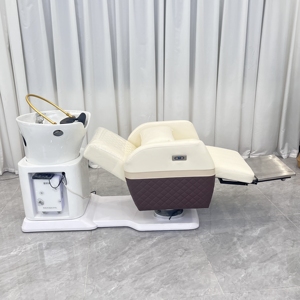 Chaise de lavage de cheveux pour spa capillaire, design rotatif, eau circulante, équipement de salon de coiffure - Product Image 4