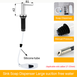 Distributeur de <span class=keywords><strong>savon</strong></span> liquide en métal personnalisable pour hôtel, pompe en acier inoxydable, distributeur manuel de <span class=keywords><strong>d</strong></span>ésinfectant pour les mains, distributeur de <span class=keywords><strong>savon</strong></span> liquide pour <span class=keywords><strong>la</strong></span> cuisine - Product Image 6