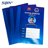 Cuaderno de Ejercicios Personalizado para Escuelas, Venta al por Mayor de Fábrica, Cuaderno Rayado para Estudiantes, Impresión Personalizada, Suministros Escolares