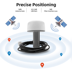 Antenne GPS Marine GNSS 28dBi à Gain Élevé, Tête <span class=keywords><strong>de</strong></span> Champignon Active avec Connecteur Fileté, Prise en Charge OEM Personnalisée - Product Image 2