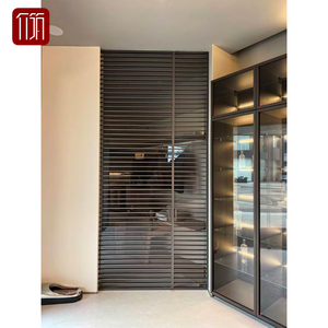 Porta Scorrevole Elettrica in Vetro a Doppio Specchio con Telaio in Lega di Alluminio Stile Francese di Alta Gamma per <span class=keywords><strong>Balcone</strong></span> e Interni di Villa - Product Image 5