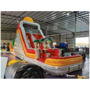 <span class=keywords><strong>Parcours</strong></span> d'obstacles gonflable commercial sécurisé, thème marbre tropical, pour enfants et adultes - Product Image 3