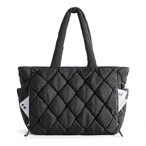 Wholesale Custom Logo Travel Work Handbag Women Diamond Shoulder Lightweight Quilted Puffer <b>Tote</b> Beach <b>Bag</b> <b>with</b> Compartments - Product Image 1