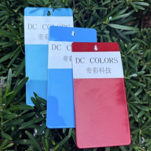 Revêtement en poudre thermofissile <span class=keywords><strong>brillant</strong></span> effet métallique réfléchissant bleu argenté scintillant pour étagères de supermarché et jantes de roues - Product Image 6