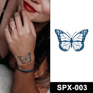 Autocollant de tatouage temporaire semi-permanent à base de jus, imperméable, non toxique, pour l'art corporel, personnalisable en gros, tenue 15 jours - Product Image 3