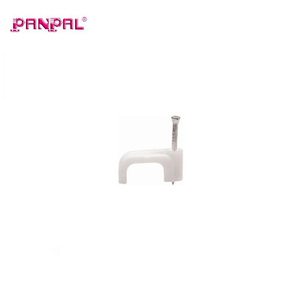 Surtido de 42 clips para cables, abrazaderas de plástico para cables con clavos galvanizados en zinc, tamaños variados # 6- # 10, Disponible Personalización OEM - Product Image 6