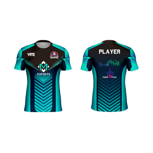 Custom Esports Gaming Jersey, E-sports Sublimatie Shirts, E-sports Teamkleding, Ademend, Ecologisch, Snel Droogend - Product Image 1