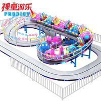 Prix usine fête foraine kiddie parc d'attractions produit piste train manèges montagnes russes mini navette