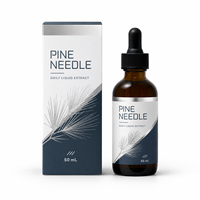 Extrait liquide de feuilles de pin en gouttes avec sureau, échinacée, quercétine, vitamine C, zinc, menthe poivrée 50ml OEM Marque privée