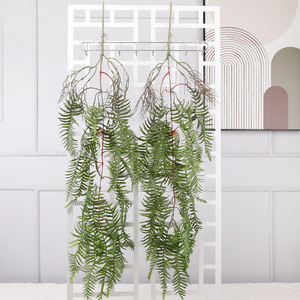 QIHAO Artificial Fern Wall Hanging 90cm High Simulation <b>Leaves</b> Indoor Home Decor Wedding Props - Product Image 3