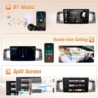 Radio para Auto Android de Fábrica al por Mayor, Reproductor con Pantalla Táctil IPS de 9 Pulgadas, Sistema Multimedia para Toyota Corolla 2003-2008