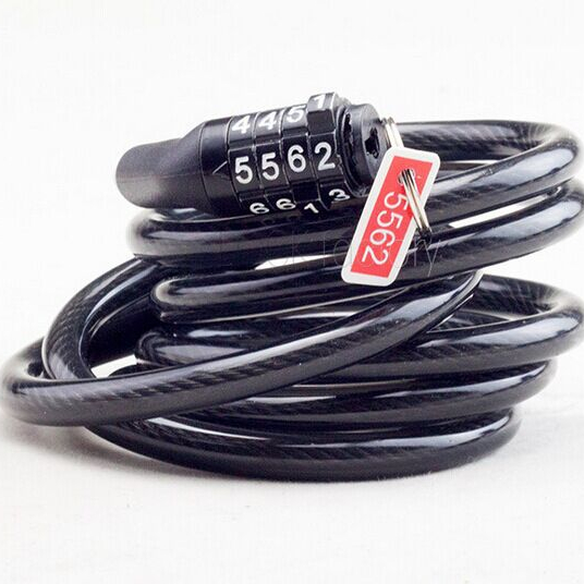 Mountain Bike Anti-Theft Digital Combination Bike Cable Lock Bicycle Lock