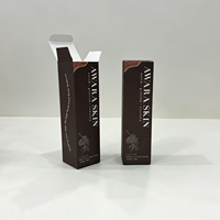 Boîte personnalisée avec impression UV, emballage de luxe recyclable pour cosmétiques et soins de la peau, avec fermeture à rabat