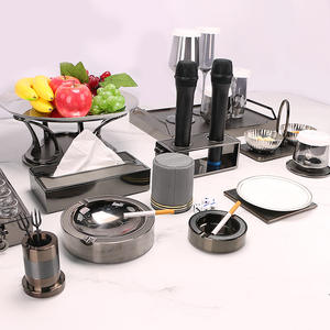 Cenicero <span class=keywords><strong>de</strong></span> Acero Inoxidable Estilo Coreano para Bar, KTV, Bistro, Cibercafé, Sala <span class=keywords><strong>de</strong></span> Estar y Oficina - Product Image 3