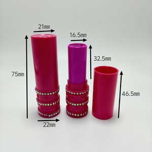 공장 직송 20ml ABS 원통형 립글로스 공병(밝은 브릭 색상) 맞춤형 로고 및 색상 가능 - Product Image 6