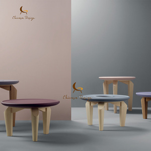 Solid Wood Leg Modern Console <b>Side</b> Table with Hollow Design Living Room Furniture - Product Image 1