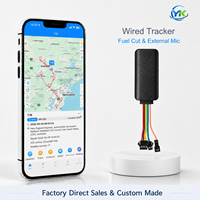 Traceur GPS Véhicule 4G 2G GSM GPRS WiFi avec BDS GLONASS LBS SOS, Relais de Coupure de Carburant, Micro Externe, Compatible PC, Sécurité de Flotte