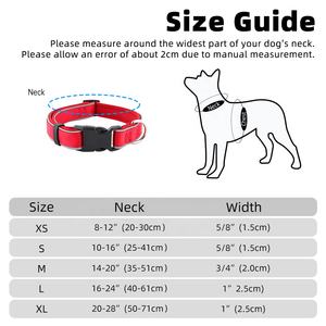 Venta caliente Productos para mascotas Multi colores <span class=keywords><strong>Collar</strong></span> de perro mascota Neopreno acolchado Seguridad nocturna Nylon <span class=keywords><strong>Collar</strong></span> de perro reflectante en stock - Product Image 6