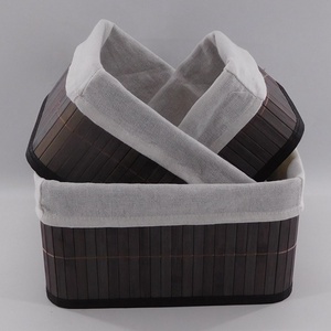 Cestino per <span class=keywords><strong>il</strong></span> pane in bambù cesto portaoggetti in tessuto - Product Image 4