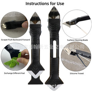 8Pcs Metal Scraper Set With Hard Case For Home Maintenance Tools - Product Image 4