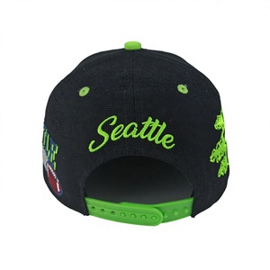 <span class=keywords><strong>Gorra</strong></span> SnapBack Personalizada con Diseño Exclusivo SS26 Seattle New Design Downtown Football SEA Helmet S Lime, Equipo <span class=keywords><strong>de</strong></span> Fútbol Urbano - Product Image 5