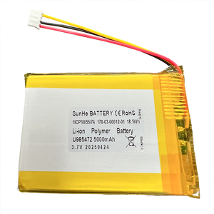 Batería Lipo U985472 de Capacidad Completa, 3.7v 5000mah, Repuesto <span class=keywords><strong>para</strong></span> <span class=keywords><strong>Bicicleta</strong></span> de <span class=keywords><strong>Spinning</strong></span>, <span class=keywords><strong>Bicicleta</strong></span> de Fitness, Equipo de Fitness ICG IC7, Bicicletas de Interior - Product Image 1