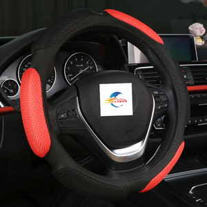 <span class=keywords><strong>Funda</strong></span> para <span class=keywords><strong>Volante</strong></span> de Coche de Cuero de Color Deportivo de Diseño Nuevo, Accesorio de Moda Universal - Product Image 2