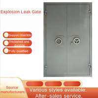 Puerta de Ventilación a Presión Personalizada de Fábrica, Acero Galvanizado, a Prueba de Explosiones, Marca XinSheng, para Almacenes y Plantas Químicas, con Certificación CE