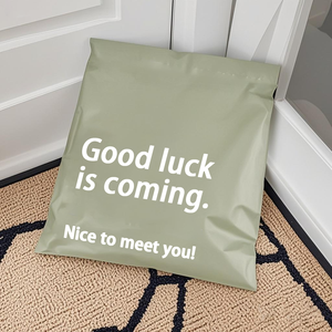 Biểu tượng tùy chỉnh cầm tay phân hủy sinh học Poly bưu phẩm nhựa gửi thư vận chuyển túi cho thư bưu kiện & quần áo bao bì - Product Image 1