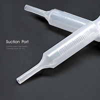 Pipettes doseuses 3 ml en PE pour jus de citron, whisky, eau et eau salée, avec tête de pression, pour coffrets cadeaux