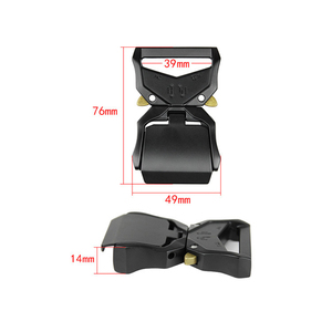 Venta al por Mayor con Logo Personalizado Gratis Hebilla de Aleación de Aluminio para Cinturón Táctico de Nailon Reforzado de <span class=keywords><strong>1.5</strong></span> Pulgadas - Product Image 5