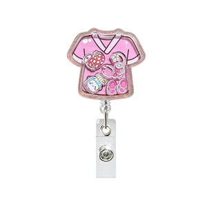 <span class=keywords><strong>Porta</strong></span> <span class=keywords><strong>Badge</strong></span> Retrattile in Acrilico Serie Medica <span class=keywords><strong>con</strong></span> <span class=keywords><strong>Clip</strong></span> Girevole, Accessori per Infermieri, <span class=keywords><strong>Porta</strong></span> Tessere Identificative - Product Image 5