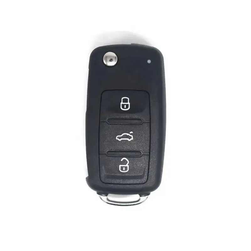 Uitstekende Flip Auto Sleutel Case Met 3 Knoppen Auto Key Shell Fit Voor Vw