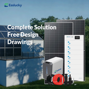 Sistema Solar Híbrido de 5kW, Proveedor OEM con Batería para Almacenamiento de Energía en el Hogar - Product Image 6