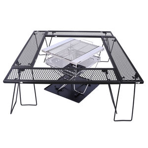 Mesa de Picnic Plegable Grande para Exteriores, de Hierro Forjado, Se Puede Unir, Ligera y Portátil, con Malla, para Camping - Product Image 2