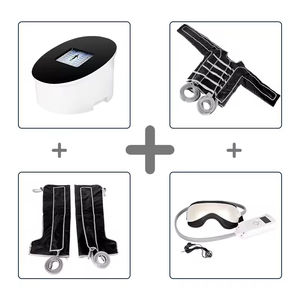 Luftdruck-Kompressionsanzug mit 24 Luftkammern, Jacke und Hose, Pressotherapie-Lymphdrainage-Ganzkörpermassagegerät - Product Image 6